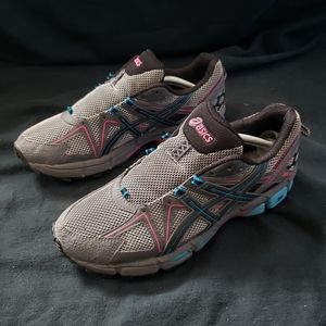 Asics Womens Gel Kahana 8 T6L5N Gray Running Shoes Athletic Sneakers Size 9.